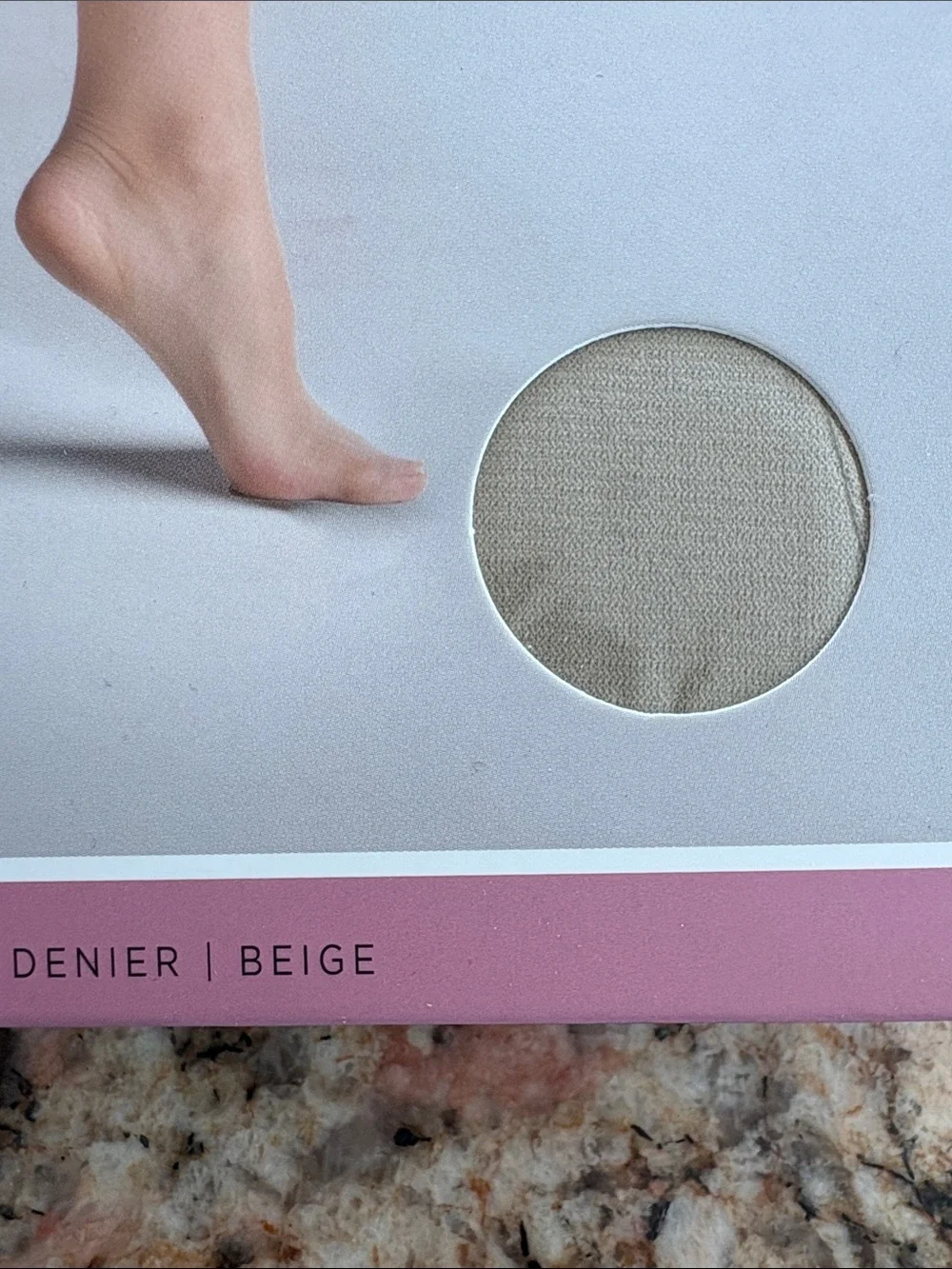 Silk Impressions Medium Support Sheer High Waisted Pantyhose - Beige